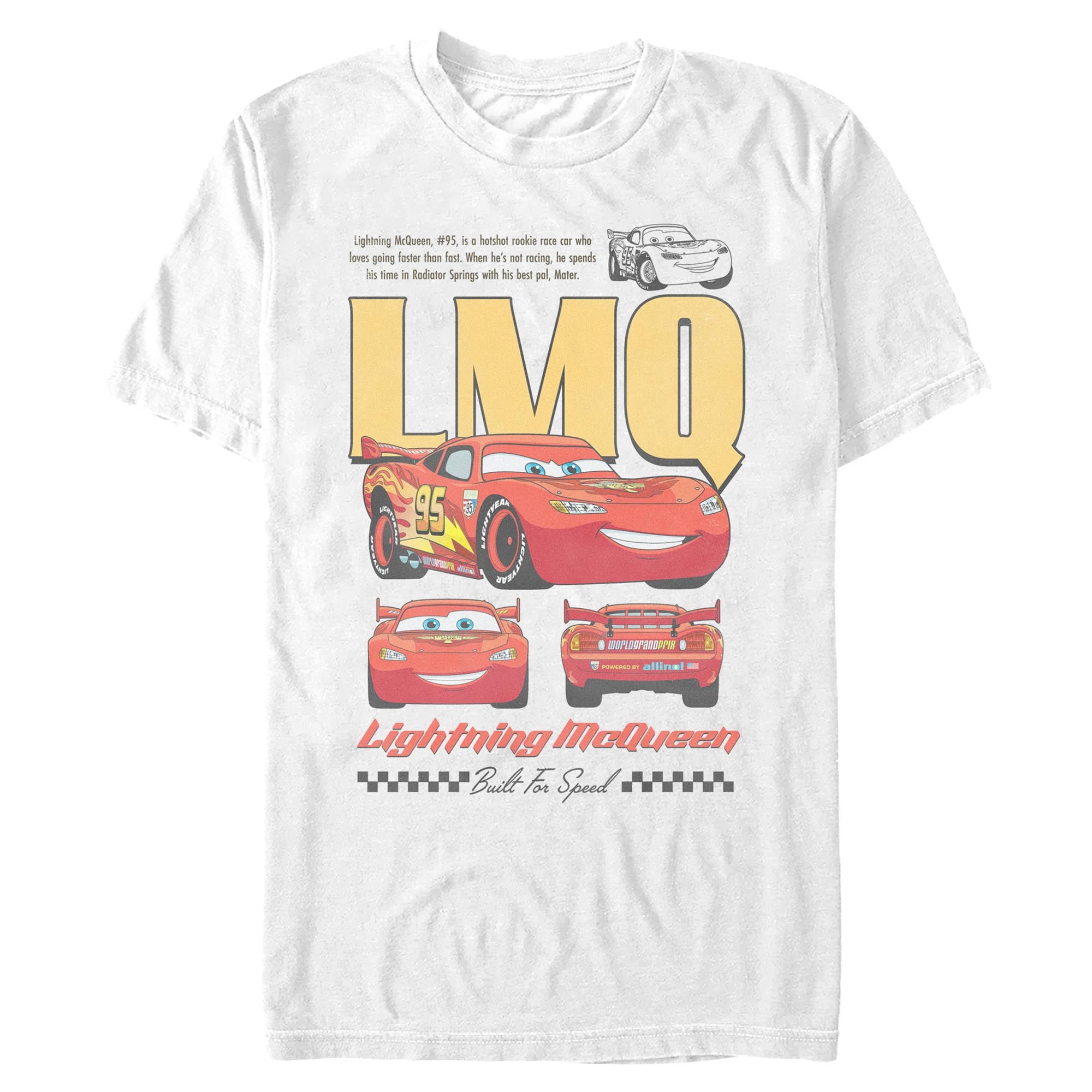 Men's Pixar Lighting Mcqueen T-Shirt