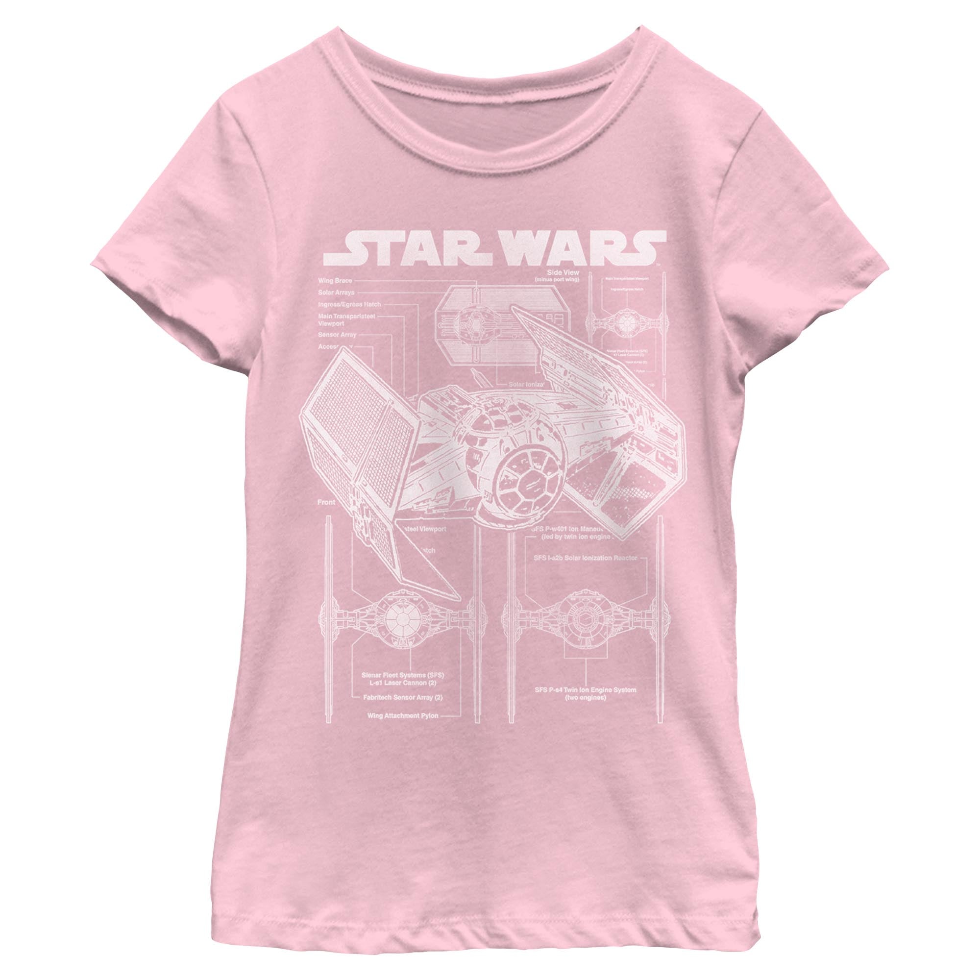 Girl's Star Wars Tie Fighter T-Shirt